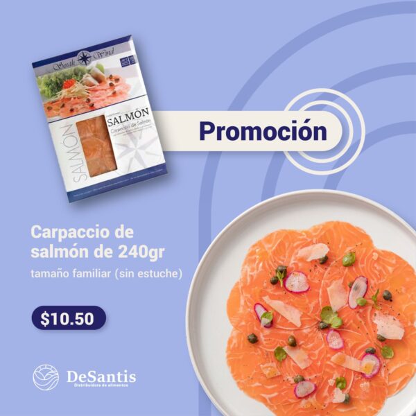 Carpaccio salmon 240G