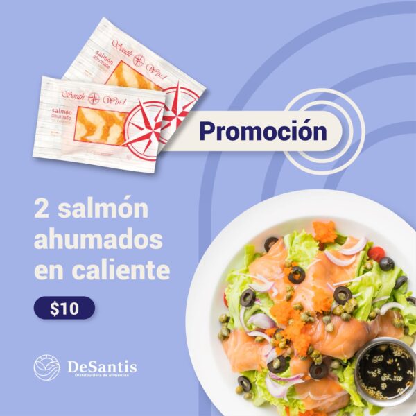 Salmon ahumado caliente