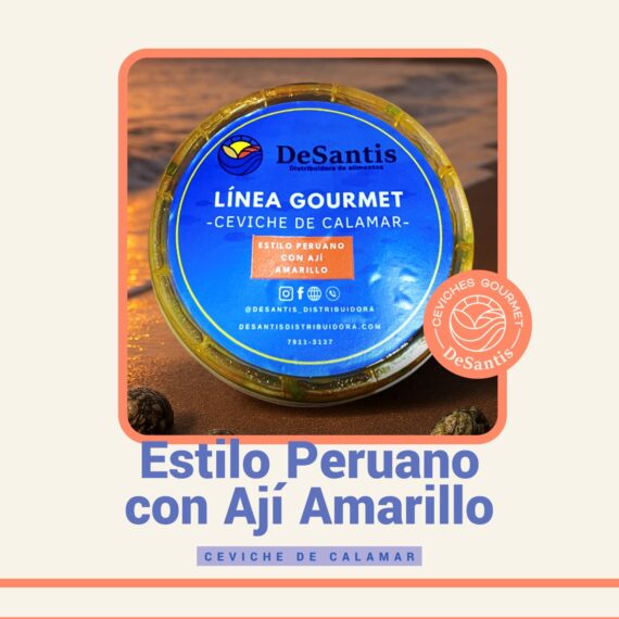 CEVICHE DE CALAMAR ESTILO PERUANO CON AJI AMARILLO