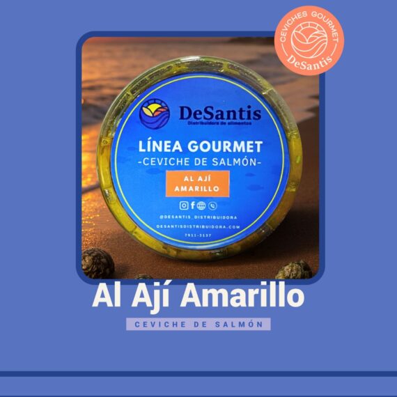 CEVICHE DE SALMON AL AJI AMARILLO