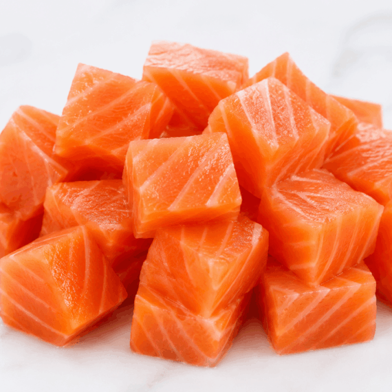 CUBITO DE SALMON SIN PIEL